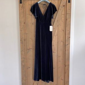 NWT Jenny Yoo Ellis Velvet Dress